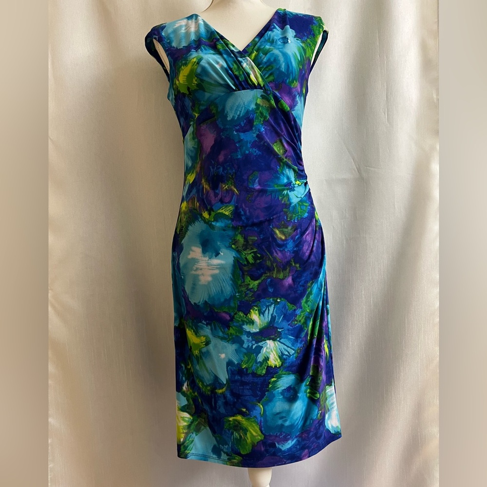 Stretchy, beautiful, multiple colored dress